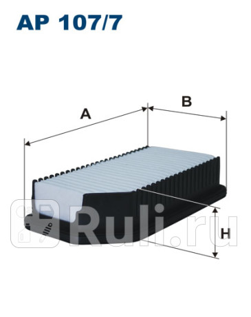 AP 107/7 - Фильтр воздушный (FILTRON) Kia Soul 1 (2008-2014) для Kia Soul 1 (2008-2014), FILTRON, AP 107/7