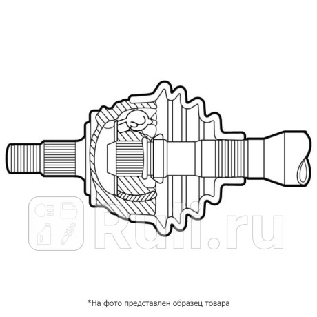 Шрус наружный 19x46x23 chevrolet matiz spark (m100) 98-05 PATRON PCV4028  для Разные, PATRON, PCV4028