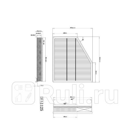 Фильтр воздушный bmw 5 (e60 e61), 6 (e63 e64) bmw alpina b. bovensiepen b5 (e60 e61) DOUBLE FORCE DFA1125  для Разные, DOUBLE FORCE, DFA1125