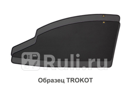 TR0708-05 - Каркасные шторки на передние двери (с вырезами) (TROKOT) Renault Sandero (2013-2018) для Renault Sandero (2013-2021), TROKOT, TR0708-05