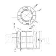 Фильтр воздушный соответствует dfa1149 audi a4 (8k, b8), a5 + cabriolet (8t, 8f),q5 (8r) DOUBLE FORCE DFA1145  для Разные, DOUBLE FORCE, DFA1145