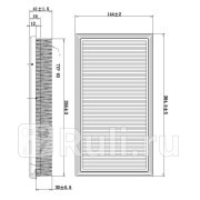 Фильтр воздушный kia rio (dc) (2000-2005) DOUBLE FORCE DFA2658  для Разные, DOUBLE FORCE, DFA2658