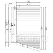 Фильтр салонный mercedes c series (w203,s203) (2000-2007), clk series (c209,a209) (2002-2010) DOUBLE FORCE DFC3461  для Разные, DOUBLE FORCE, DFC3461