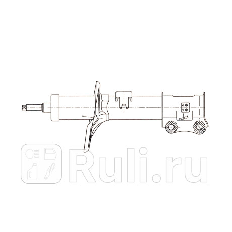 Амортизатор chevrolet aveo пер.прав.газ. \ gy0319g (cyg-253-g) CTR GY0319G  для прочие 2, CTR, GY0319G