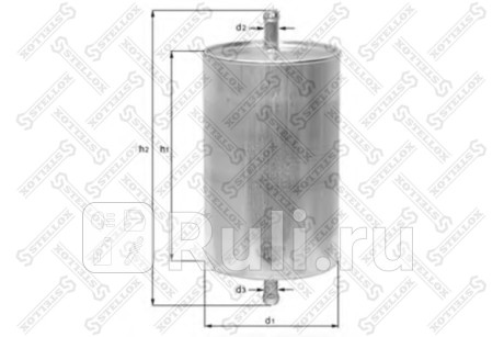 21-00079-SX - Фильтр топливный (STELLOX) Volkswagen Bora (1998-2005) для Volkswagen Bora (1998-2005), STELLOX, 21-00079-SX