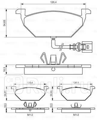 0 986 495 213 - Колодки тормозные дисковые передние (BOSCH) Volkswagen Bora (1998-2005) для Volkswagen Bora (1998-2005), BOSCH, 0 986 495 213