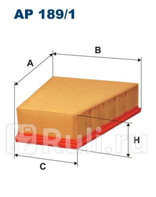 AP 189/1 - Фильтр воздушный (FILTRON) Seat Ibiza (2006-2009) для Seat Ibiza 3 (2006-2009) рестайлинг, FILTRON, AP 189/1
