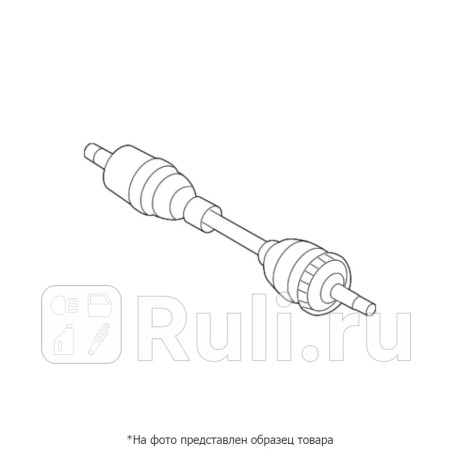 Полуось передняя правая 26x945x61x23 toyota: auris 1.33/1.4/1.6 06-12, corolla ade150/nde150/nre150/zre15/zze150 06-13 PATRON PDS0273  для Разные, PATRON, PDS0273