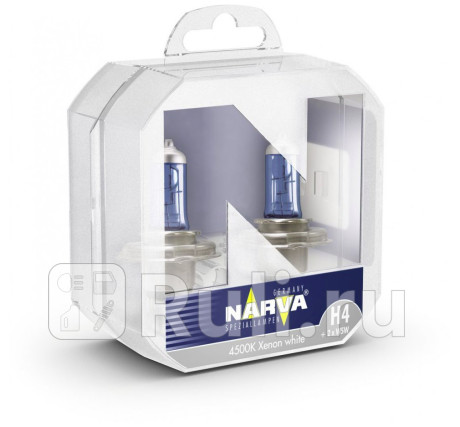 N-48680RPW - Лампа h4 (55/60w) narva range power white 4500k (NARVA) Выведено для Выведено, NARVA, N-48680RPW