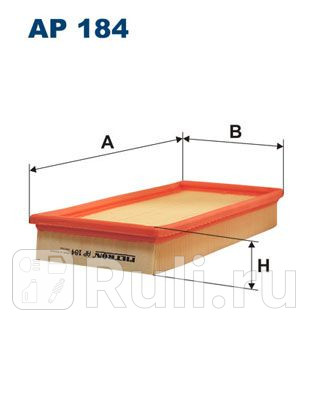 AP 184 - Фильтр воздушный (FILTRON) Toyota Sienna 2 (2003-2010) для Toyota Sienna 2 (2003-2010), FILTRON, AP 184