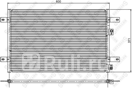 Радиатор кондиционера vw sharan, ford galaxy 95- STELLOX 10-45310-SX  для Разные, STELLOX, 10-45310-SX