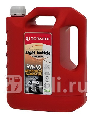 Масло моторное totachi niro lv synthetic sn/cf 5w-40 4л (4589904523540) 19804 TOTACHI 19804  для прочие 2, TOTACHI, 19804