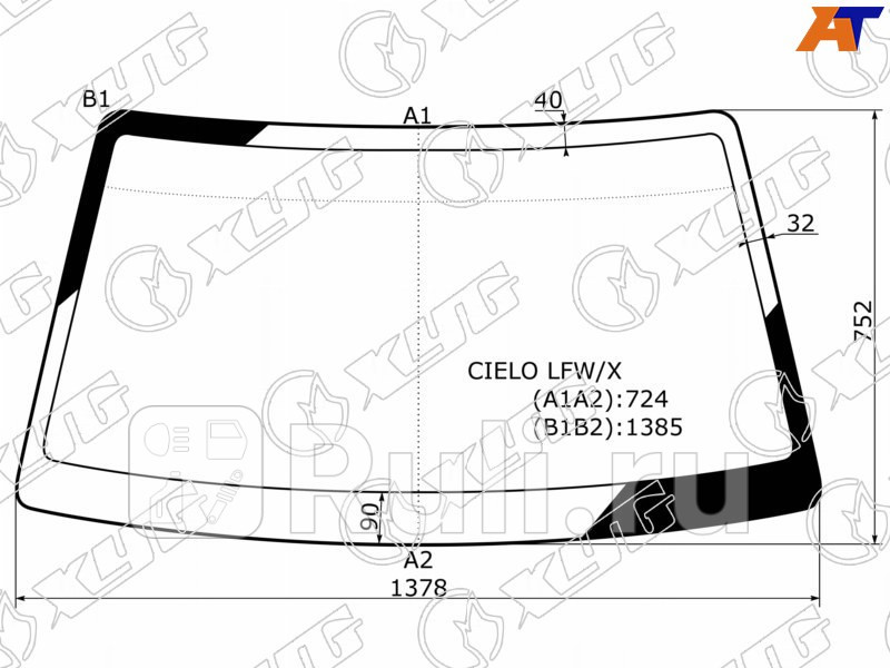 Дэу Нексия Габариты