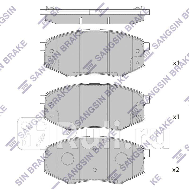 Киа Соул Передние Колодки