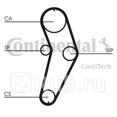 CT709K1 - Комплект грм (CONTITECH) Renault Megane 1 (1995-1999) для Renault Megane 1 (1995-1999), CONTITECH, CT709K1