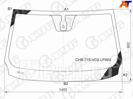 CHR-T15-VCS LFW/X - Лобовое стекло (XYG) Chery Tiggo 7 (2016-2020) для Chery Tiggo 7 (2016-2020), XYG, CHR-T15-VCS LFW/X