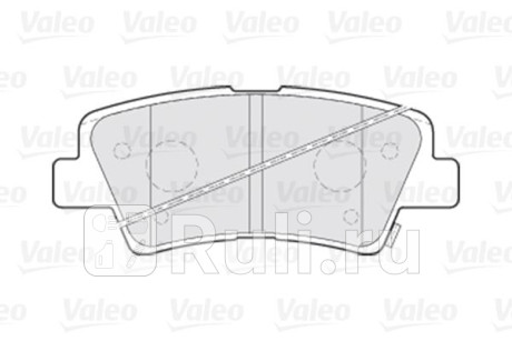 301301 - Колодки тормозные дисковые задние (VALEO) Hyundai i30 3 (2017-2020) для Hyundai i30 3 (2017-2021), VALEO, 301301