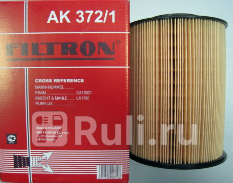 AK 372/1 - Фильтр воздушный (FILTRON) Volvo S40 (2004-2007) для Volvo S40 (2004-2007), FILTRON, AK 372/1