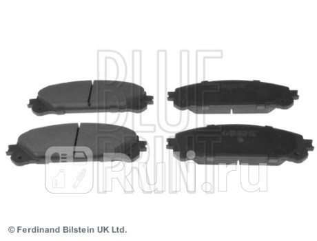 ADT342190 - Колодки тормозные дисковые передние (BLUE PRINT) Lexus RX (2015-2020) для Lexus RX (2015-2021), BLUE PRINT, ADT342190