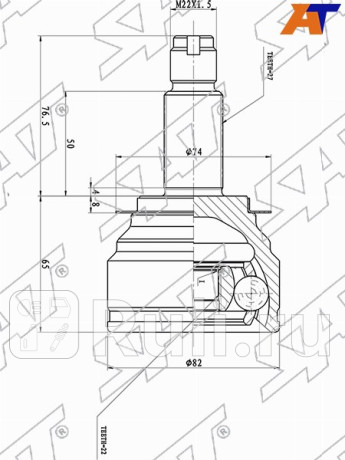 Шрус наружный subaru impreza ge gh SAT ST-28391-FG000  для Разные, SAT, ST-28391-FG000