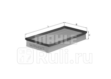 LX684 - Фильтр воздушный (KNECHT) Seat Leon (1999-2006) для Seat Leon (1999-2006), KNECHT, LX684