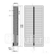 Фильтр воздушный land rover discovery 4 lr4, discovery 5 lr5, range rover iii (l322), range rover iv (l405), range rover sport (l320) DOUBLE FORCE DFA1168  для Разные, DOUBLE FORCE, DFA1168