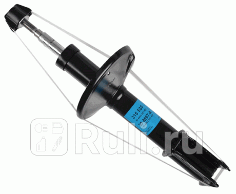 315539 - Амортизатор подвески передний (1 шт.) (SACHS) Renault Sandero (2009-2014) для Renault Sandero (2009-2014), SACHS, 315539