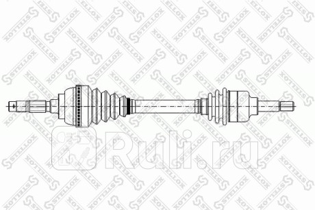 Привод левый 790mm, 20950 fiat ducato, peugeot boxer 2.0-2.5d td 94- STELLOX 158 1035-SX  для Разные, STELLOX, 158 1035-SX