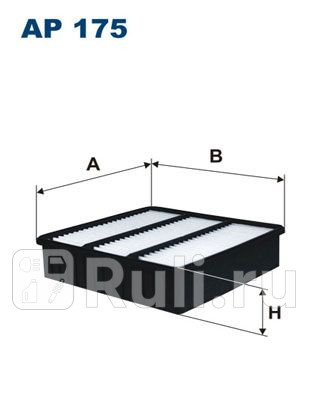 AP 175 - Фильтр воздушный (FILTRON) Mitsubishi Lancer Cedia (2000-2003) для Mitsubishi Lancer Cedia (2000-2003), FILTRON, AP 175