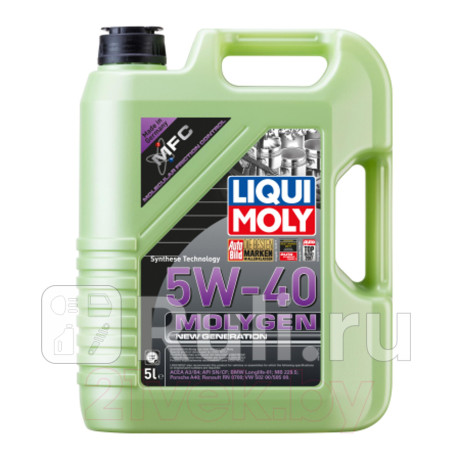 Нс-синт. мот.масло molygen new generation 5w-40 (5л) (9055) 8536 LIQUI MOLY 8536  для прочие 2, LIQUI MOLY, 8536