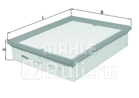 LX622 - Фильтр воздушный (KNECHT) Skoda Superb 1 (2001-2008) для Skoda Superb 1 (2001-2008), KNECHT, LX622