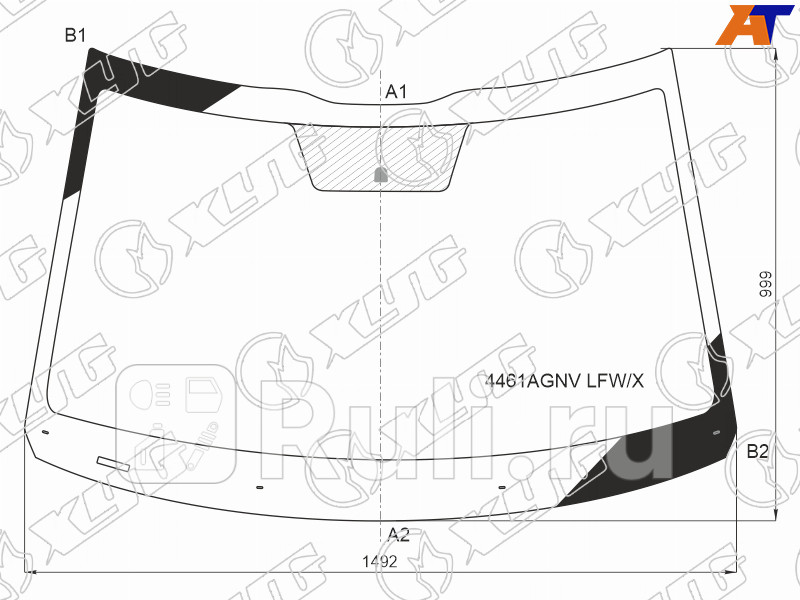 Киа Селтос Лобовое Стекло